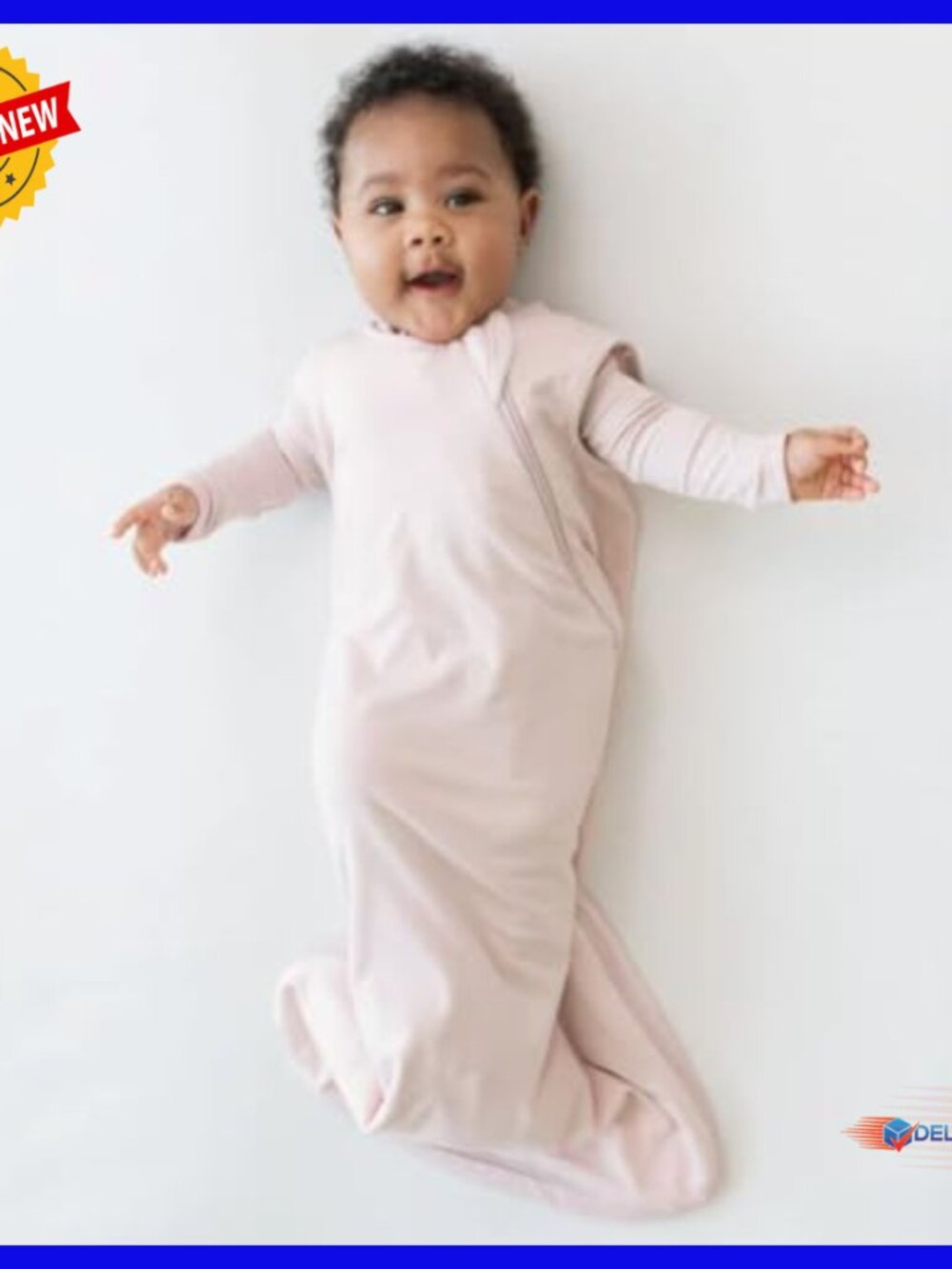 Medium Bamboo Rayon Sleep Bag for Babies, Sleeveless Wearable Blanket - Picture 2 of 7